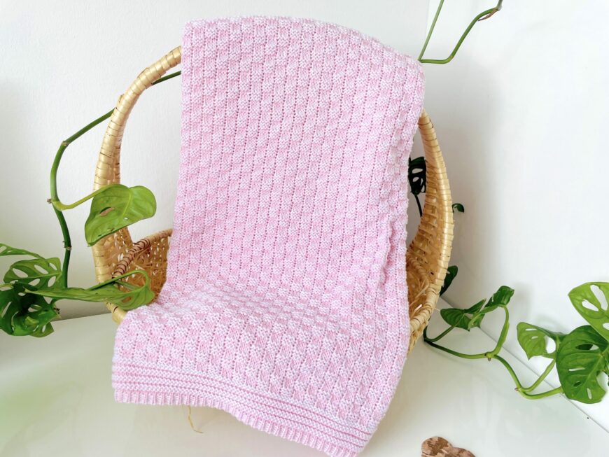 Babydecke rosa bei Green Bambino. Aus Biobaumwolle für alle kleinen Prinzessinnen