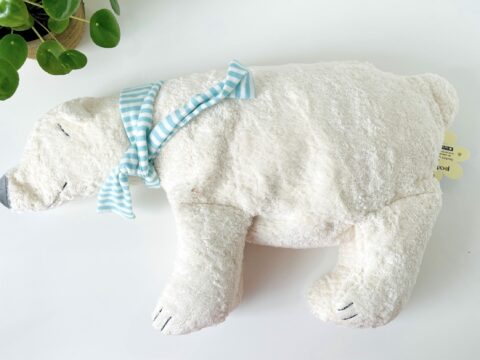 Bio Kuschelkissen Eisbär von Pat & Patty - Green Bambino